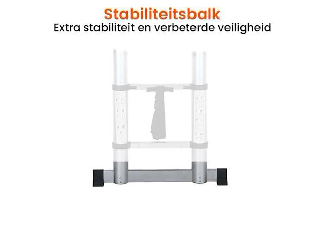 Telescoop ladder 3.8 - afbeelding 5 van  6