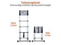 Telescoop ladder 3.8 - afbeelding 2 van  6