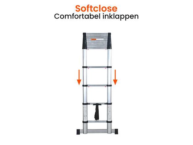 Telescoop ladder 3.8 - afbeelding 4 van  5