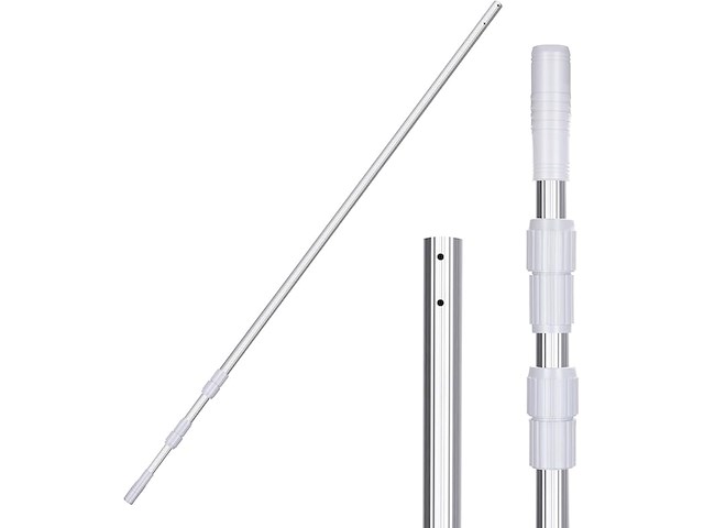 Telescoopstang 1,7 tot 4,7meter met universele kop - afbeelding 1 van  5