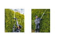Telescopische elektrische heggentrimmer 40cm 1200w powermat - afbeelding 1 van  4