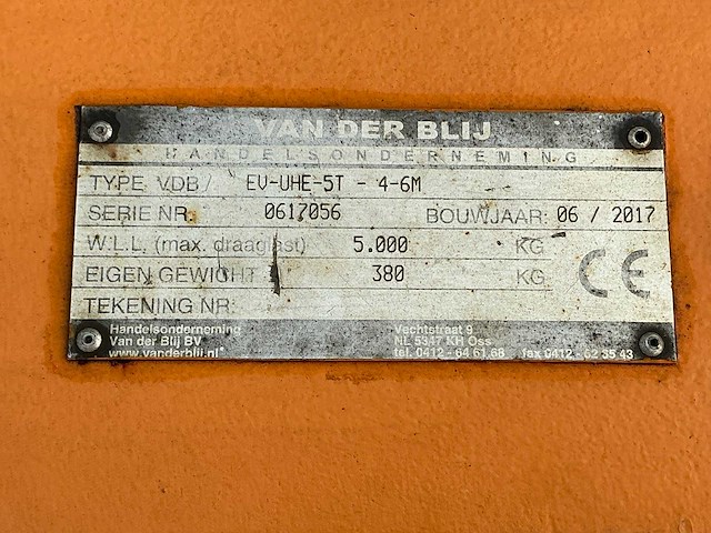 Telescopische hijsjuk - afbeelding 5 van  6