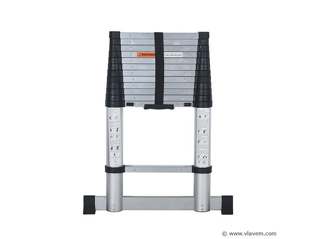 Telescopische ladder 380cm - afbeelding 2 van  3