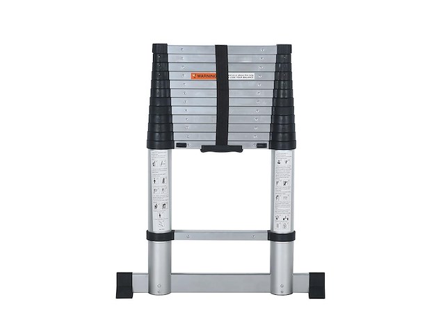 Telescopische ladder 380cm - afbeelding 2 van  3