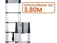 Telescopische ladder 380cm - afbeelding 1 van  3