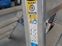 Telescopische ladder + alu trapladder - afbeelding 6 van  6