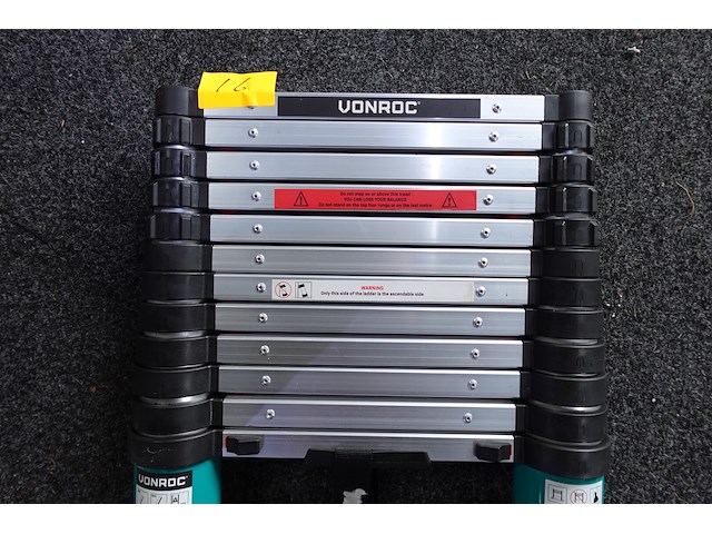 Telescopische ladder vonroc - afbeelding 2 van  3
