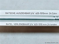 Telescopische ratel 3/4" tot 1010mm - afbeelding 5 van  7