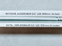 Telescopische ratel 3/4" tot 1010mm - afbeelding 5 van  7