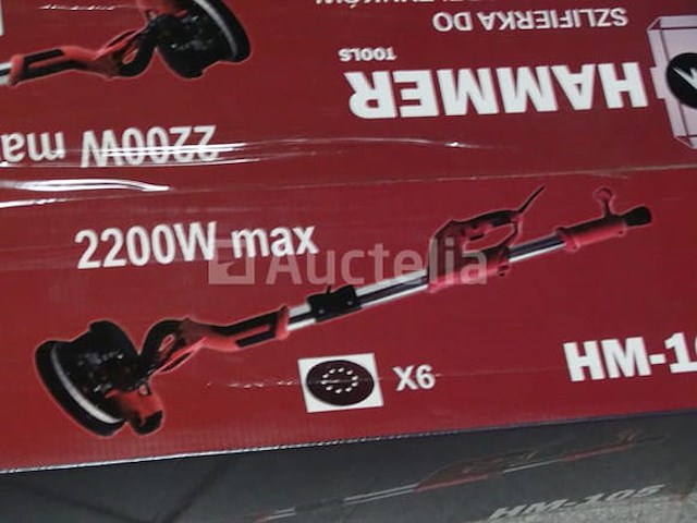 Telescopische wand- en plafondschuurmachine hammer hm-105 - afbeelding 4 van  4