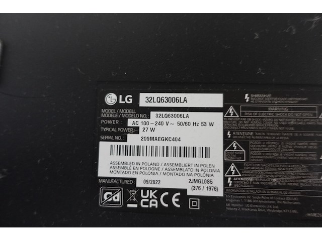 Televisie lg - afbeelding 4 van  4