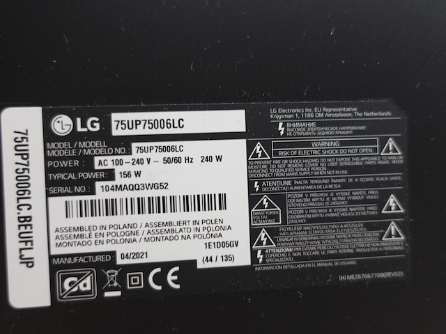 Televisie lg - afbeelding 3 van  4