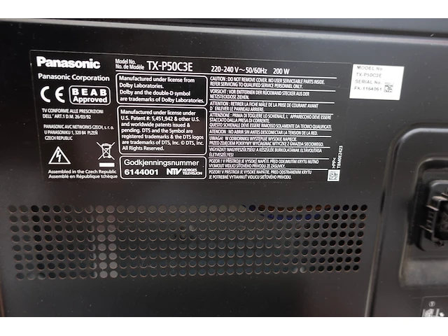Televisie panasonic + stereo jvc - afbeelding 4 van  4