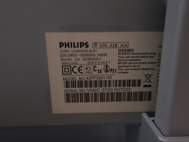 Televisie philips - afbeelding 3 van  3