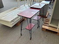 Televisietafel vintage (2x) - afbeelding 1 van  4