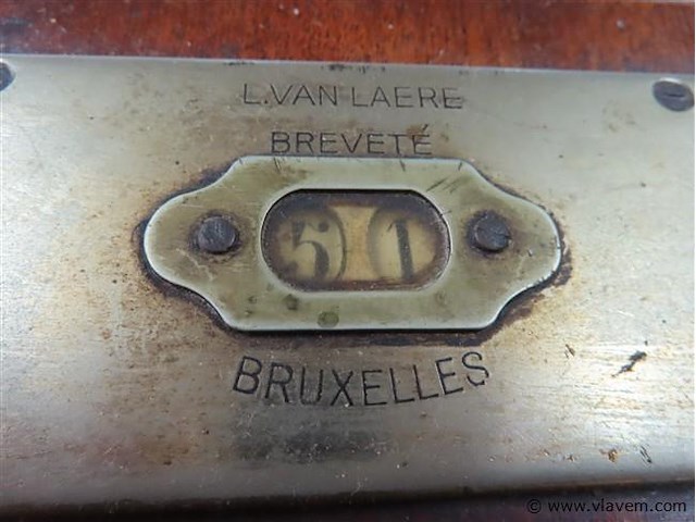 Telraam metaal en hout - afbeelding 2 van  4