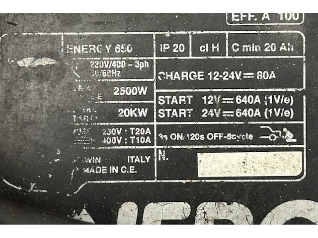 Telwin accu lader - afbeelding 8 van  8