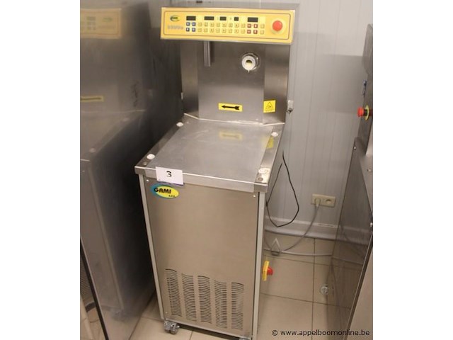 Tempering machine gami t400e, bouwjaar 2009, serienummer 101168, 3,2 kw, 200 v, roestvrij staal, werking niet gekend - afbeelding 1 van  5