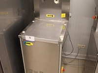 Tempering machine gami t400e, bouwjaar 2009, serienummer 101168, 3,2 kw, 200 v, roestvrij staal, werking niet gekend
