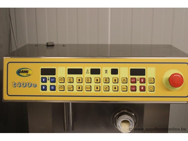 Tempering machine gami t400e, bouwjaar 2009, serienummer 101168, 3,2 kw, 200 v, roestvrij staal, werking niet gekend - afbeelding 2 van  5