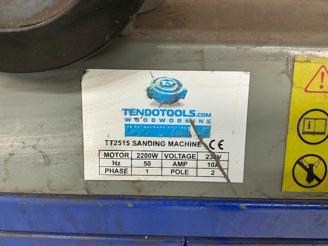 Tendotools tt2515 bandschuurmachine - afbeelding 4 van  6