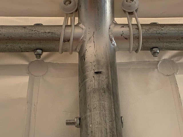 Tent 8x12m pvc 550g/m² professional - afbeelding 2 van  7