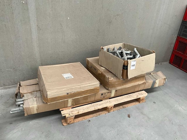 Tent fabric 8 rood. buizenframe partytent - afbeelding 1 van  4