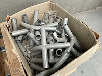 Tent fabric 8 rood. buizenframe partytent - afbeelding 2 van  4