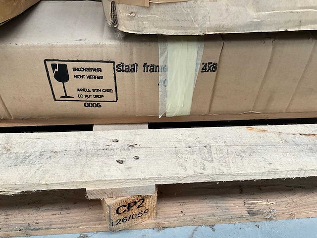 Tent fabric 8 rood. buizenframe partytent - afbeelding 4 van  4