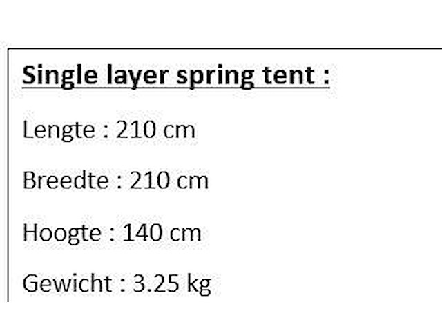 Tent - afbeelding 2 van  2