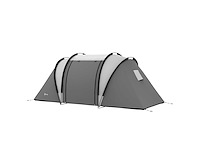 Tente de camping familiale 4-5 personnes avec 2 chambres 3 fenêtre - afbeelding 3 van  8