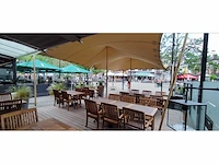 Tentickle stretchtent van 9x6 meter, compleet met palen en bevestigingsmateriaal - afbeelding 3 van  7
