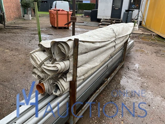 Tentopstelling met vloerplaten - afbeelding 3 van  5