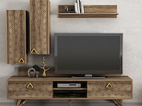 Tera home tv-meubel 180cm breedte notenhout - afbeelding 1 van  7