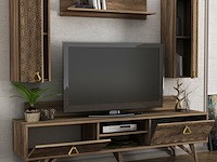 Tera home tv-meubel 180cm breedte notenhout - afbeelding 3 van  7
