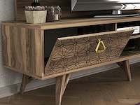 Tera home tv-meubel 180cm breedte notenhout - afbeelding 4 van  7
