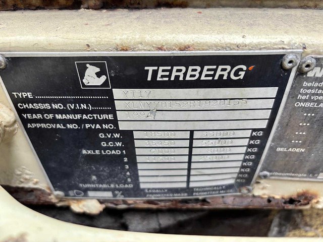 Terbeg - 1994 - yt17 - industriële trekker - afbeelding 8 van  10