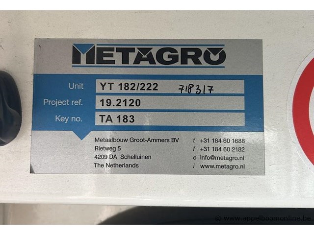Terberg yt222 met 1.325 u, automaat, mtm 19.000 kg, laadvermogen 25.000 kg, terminal trekker, bouwjaar 2020, chassisnummer xlwyt2221l7658317 - afbeelding 6 van  14