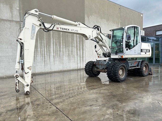 Terex - atlas - 2006 - 1505 - banden graafmachine - afbeelding 1 van  51