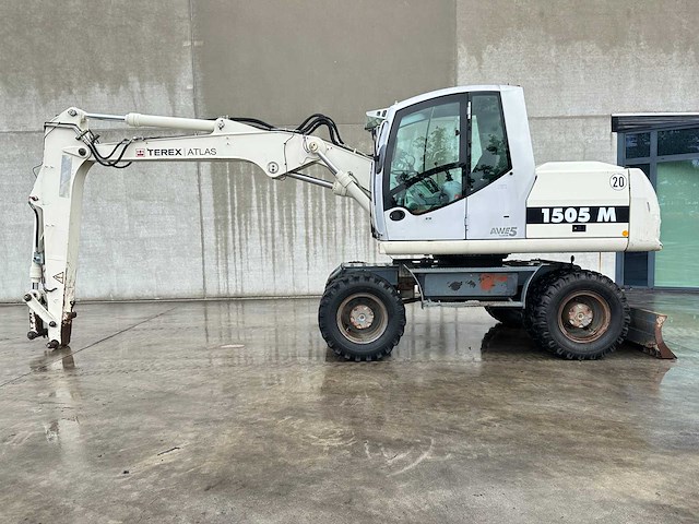 Terex - atlas - 2006 - 1505 - banden graafmachine - afbeelding 47 van  51