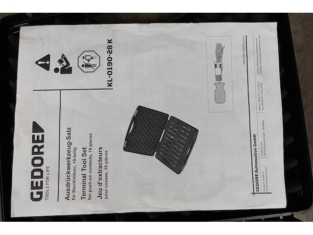 Terminal toolset gedore - afbeelding 3 van  3