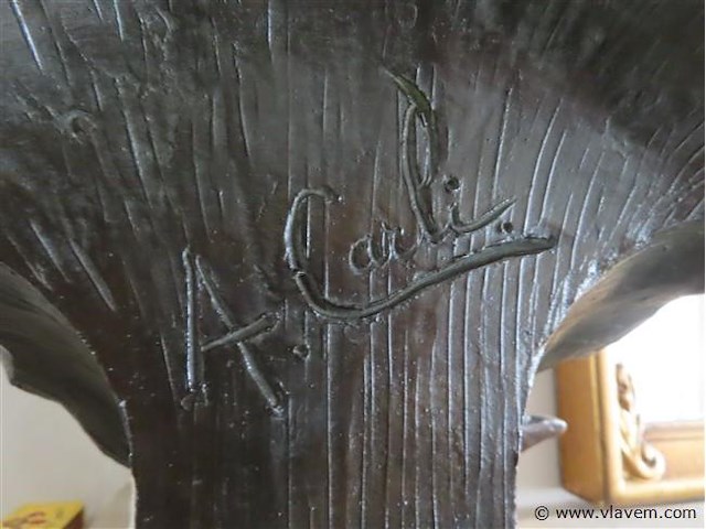 Terracotta beeld gemarkeerd - afbeelding 4 van  4