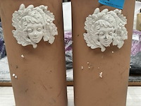 Terracotta potten met engel - afbeelding 2 van  3