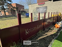 Terrasafscheiding keizer karel glas/ijzer - afbeelding 2 van  12