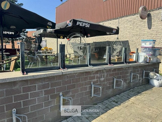 Terrasafscheiding keizer karel glas/ijzer - afbeelding 5 van  12