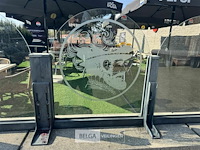 Terrasafscheiding keizer karel glas/ijzer - afbeelding 10 van  12