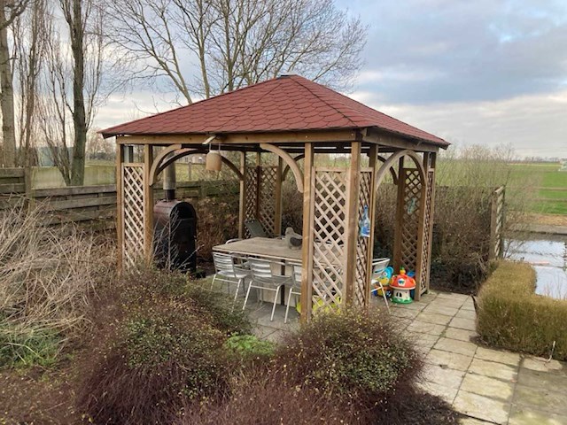 Terrasoverkapping pergola 3300mmx3300mm - afbeelding 2 van  2