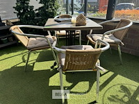 Terrasset tafel met 4 stoelen - afbeelding 2 van  6