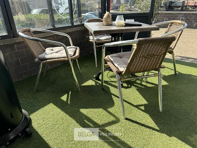 Terrasset tafel met 4 stoelen - afbeelding 2 van  6