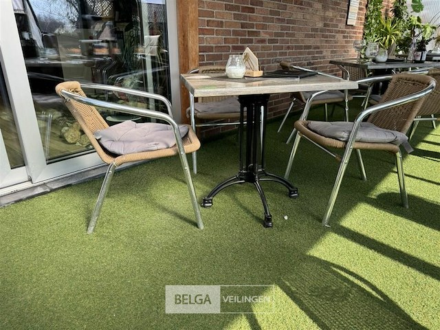 Terrasset tafel met 4 stoelen - afbeelding 2 van  6